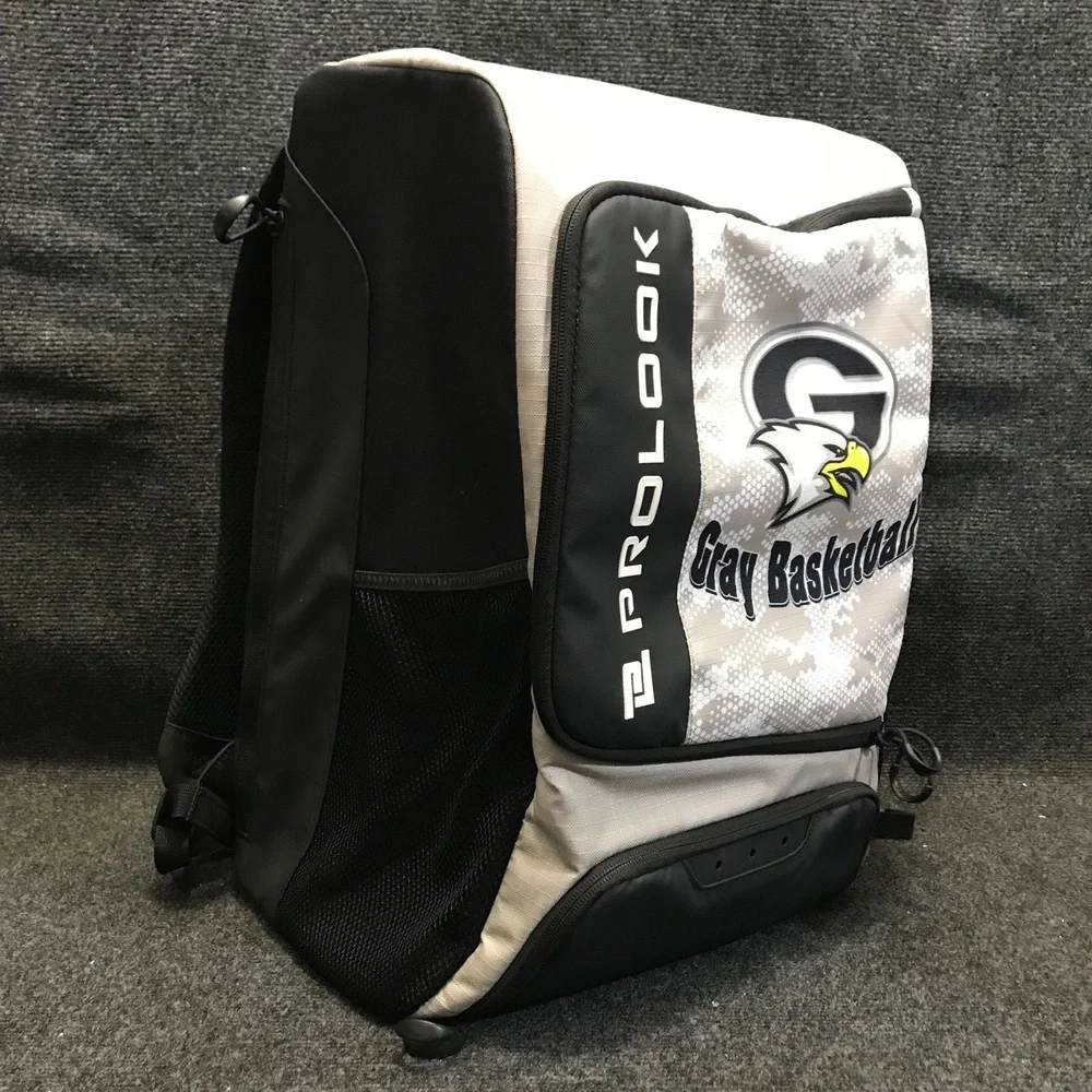 PROLOOK Sports Gray Collegiate Basketball Team Bag Black‎ Camouflage Backpack